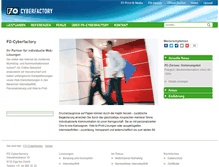 Tablet Screenshot of cyberfactory.ch