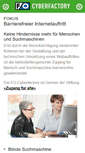 Mobile Screenshot of barrierefreie-website.cyberfactory.ch